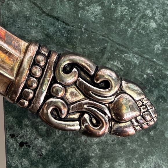 Godinger Ornate Charcuterie Cheese Marble Serving Tray Silverplate - Picture 3 of 8